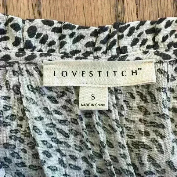 Lovestitch Ruffle Sleeveless Dress Size Small - Picture 14 of 16